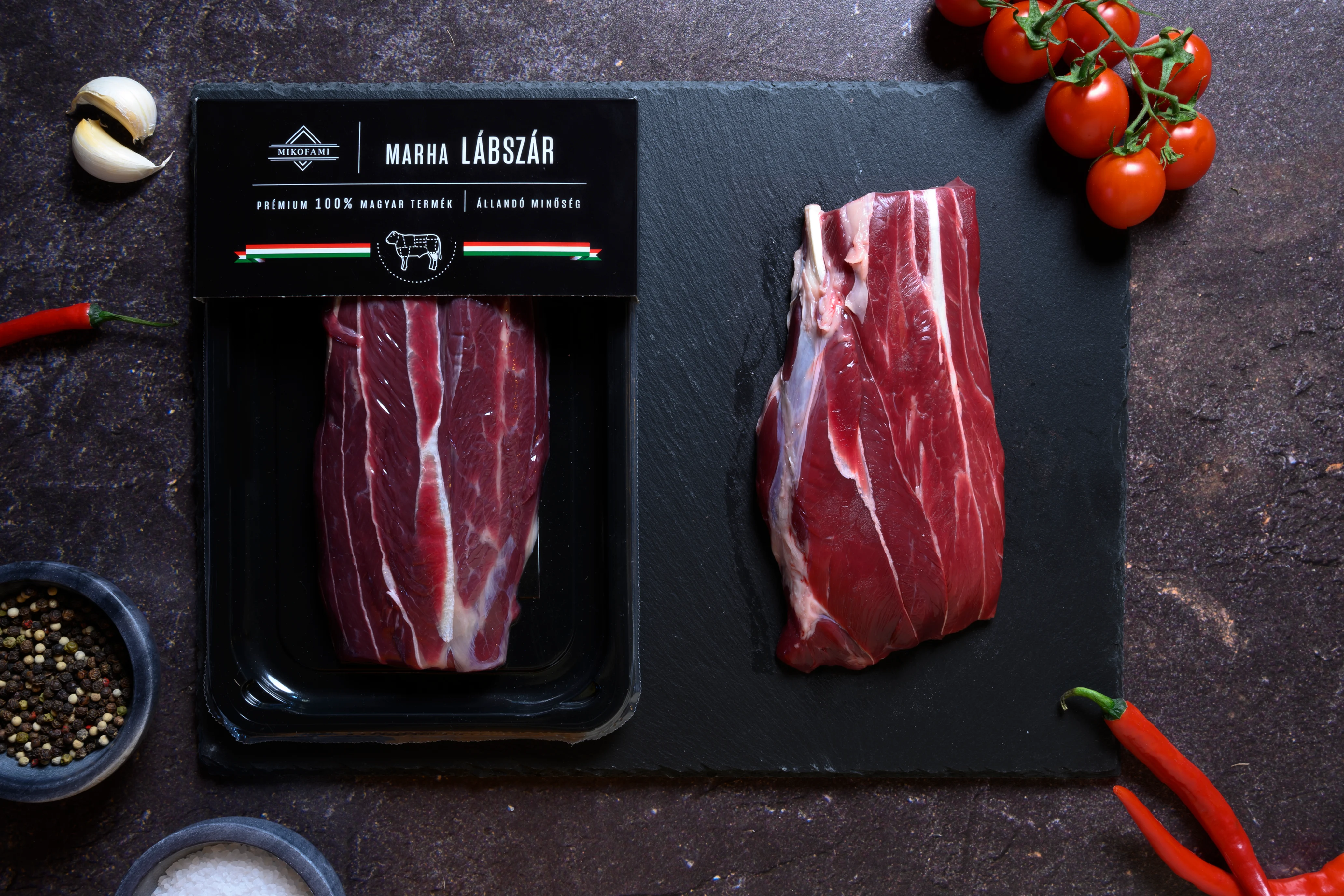 Mikofami Prémium marha lábszár csomagolt
